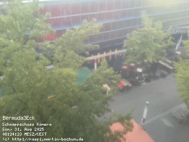 Raspberry Pi Schnappschuss Kamera. Geduld ! Der Raspi ist nicht der Schnellste.