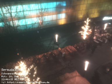 Raspberry Pi Schnappschuss Kamera. Geduld ! Der Raspi ist nicht der Schnellste.