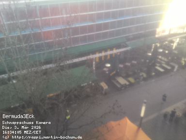 Raspberry Pi Schnappschuss Kamera. Geduld ! Der Raspi ist nicht der Schnellste.